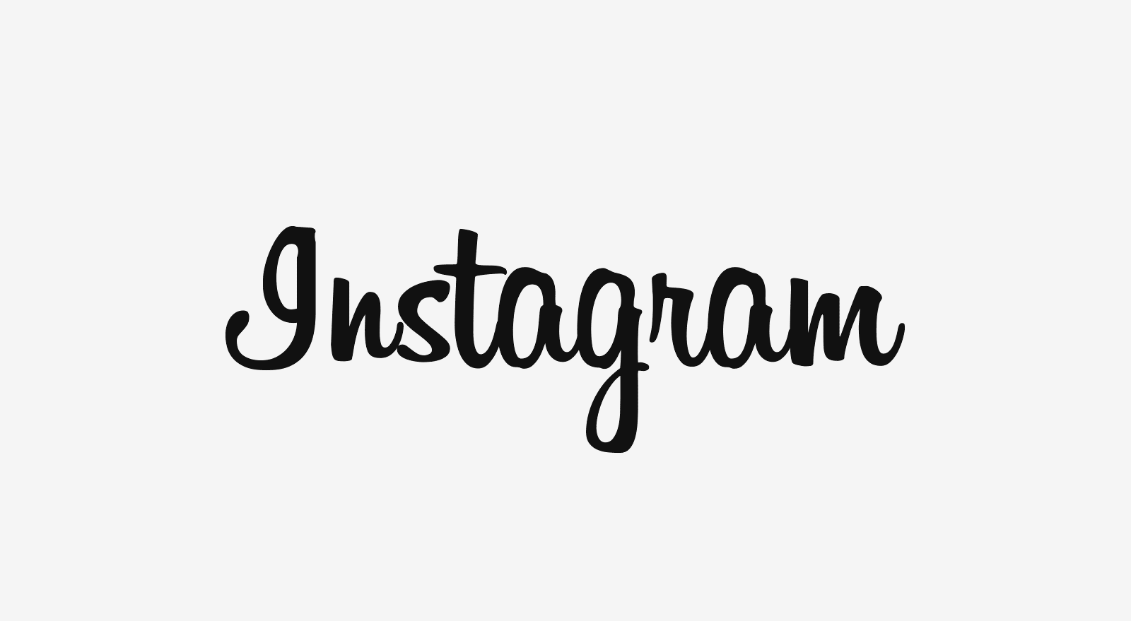 A gif that shows the former instagram logo font vs the new instagram logo font update