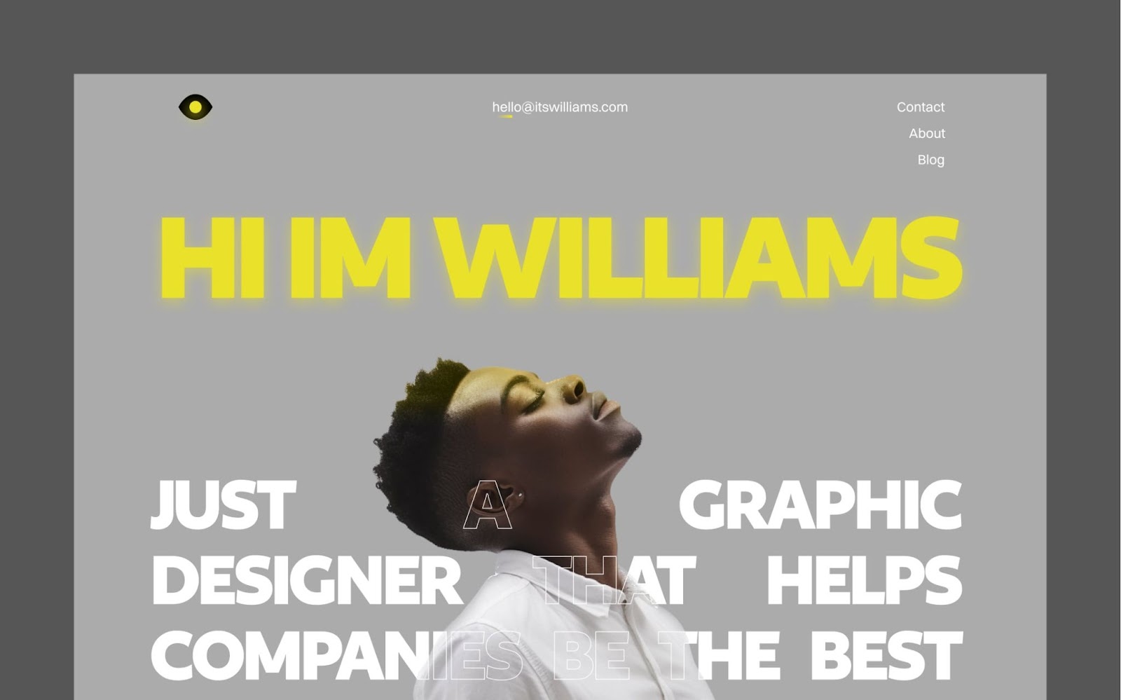 Website template design in Webflow called Miami